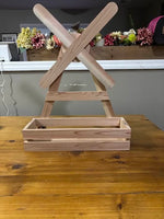 Cedar Windmill Flower Box